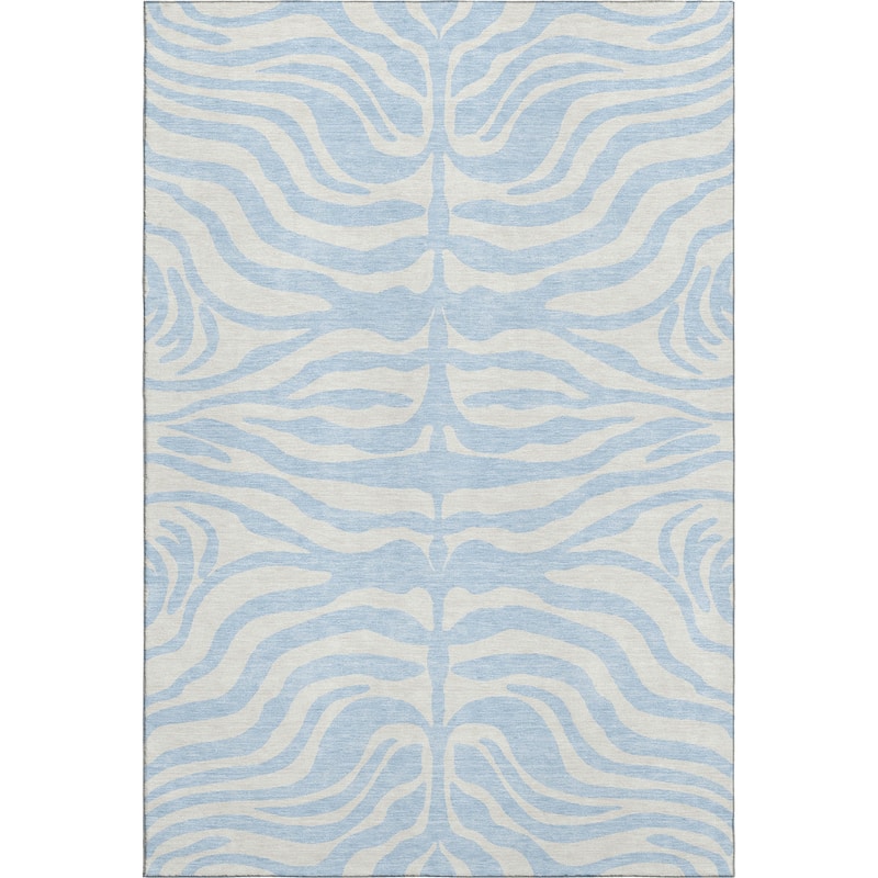 Premium Washable Super Soft Zebra Print Mayfield Rug