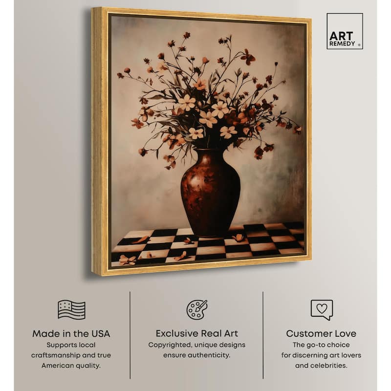 Antique Anthos Aria Canvas by Art Remedy