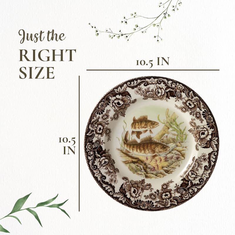 Spode Woodland Dinner Plate - 10.5"