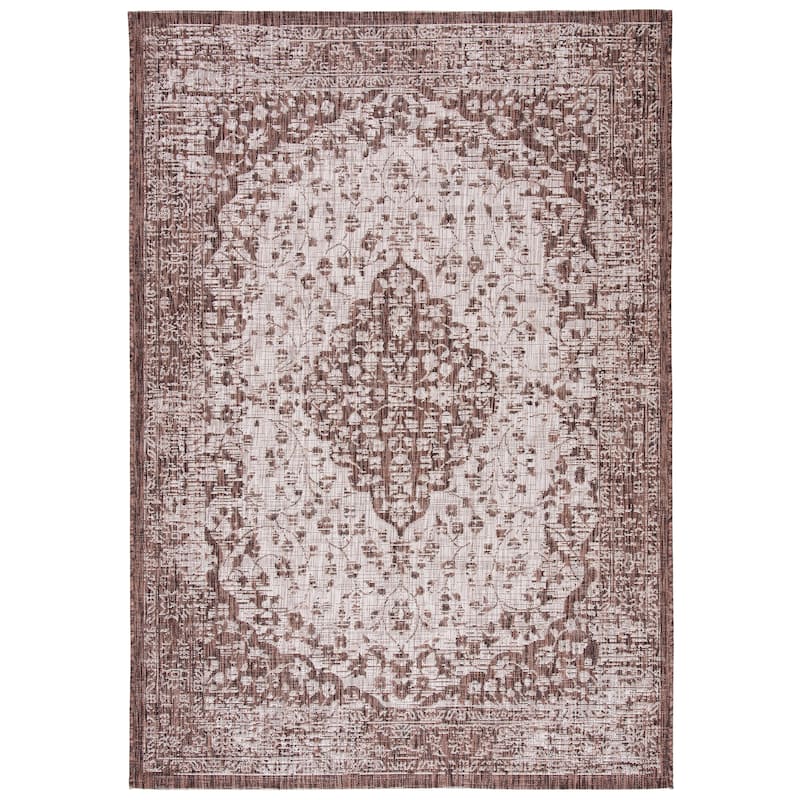 SAFAVIEH Courtyard Boud Indoor/ Outdoor Waterproof Patio Backyard Rug
