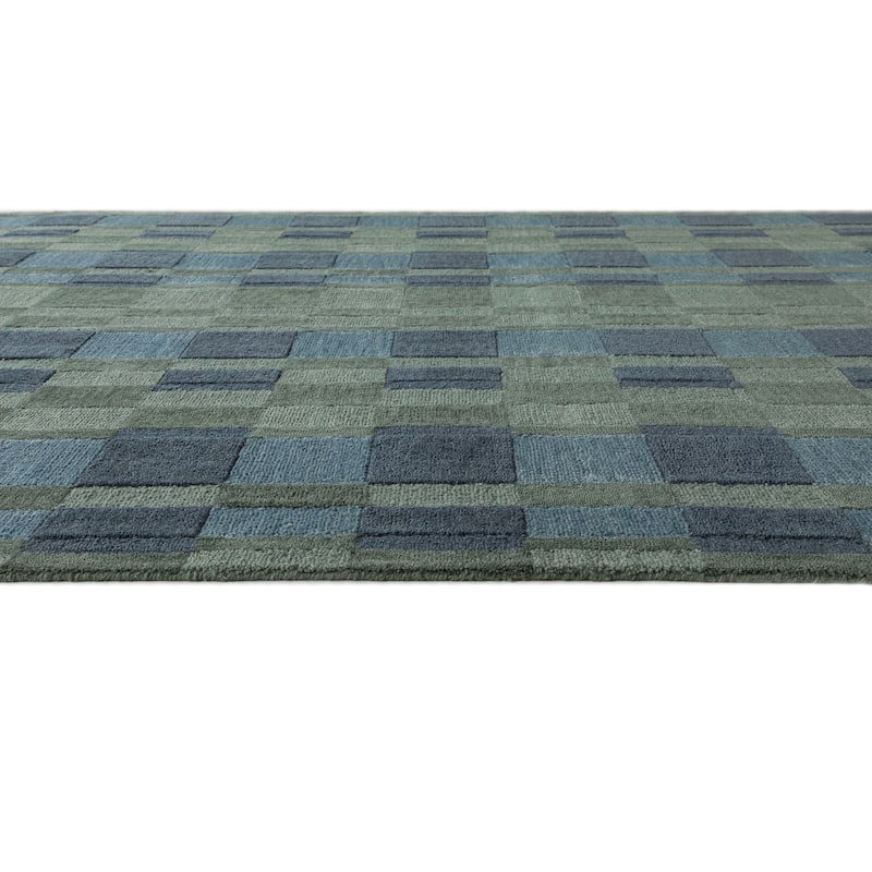 Terra by Obeetee Requiem Gemo Green Rug