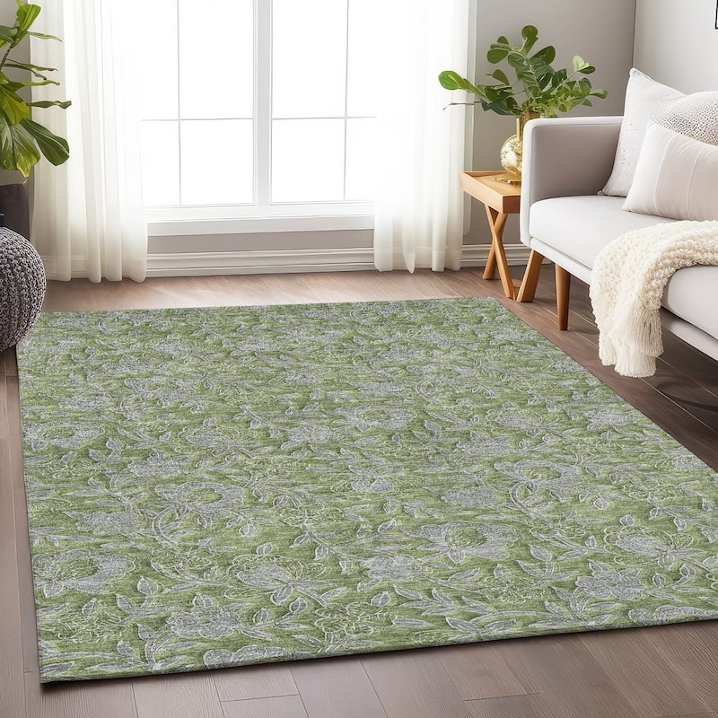 Premium Washable Super Soft Floral Mayfield Rug