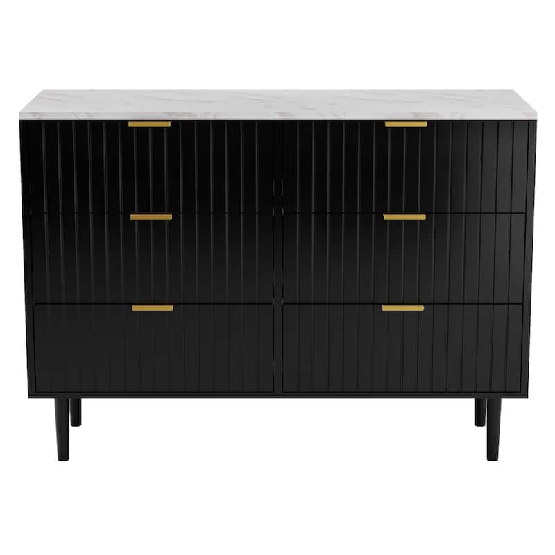 6 Drawers Chest of Dresser Storage Tower Cabinet Organizer