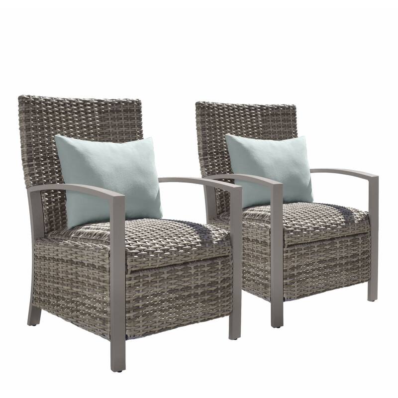 Abbyson Memphis Dining Armchair With Cushion (2-Pack)