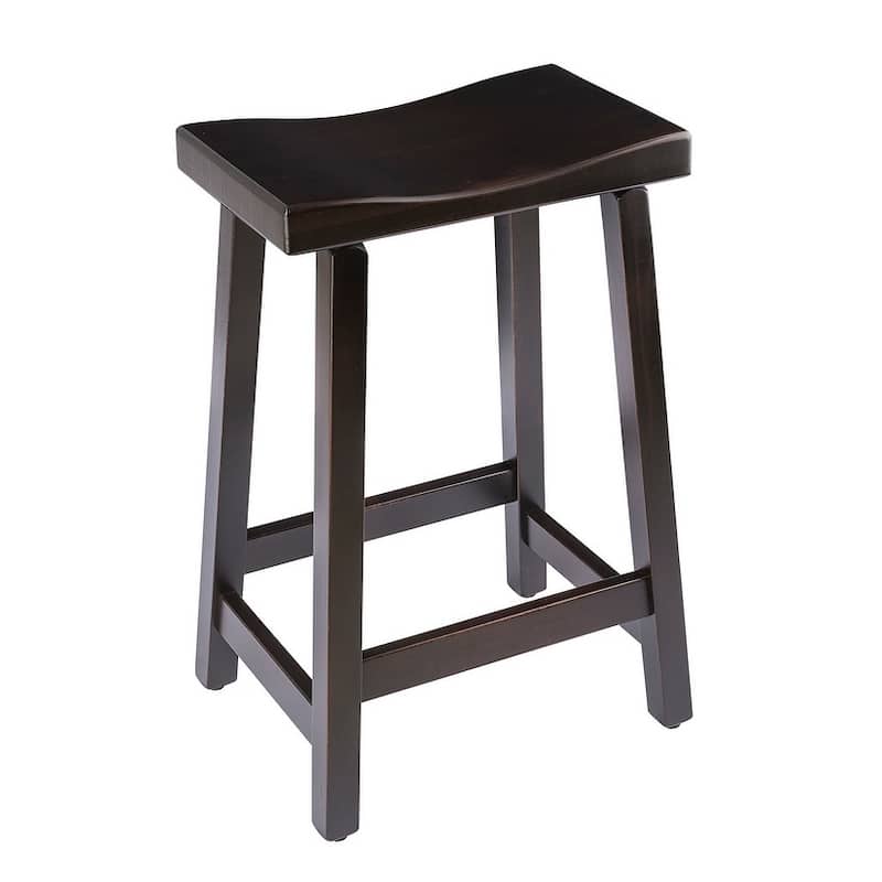 Amish Made Maple Wood Urban Bar Stool - Onyx - Counter Height