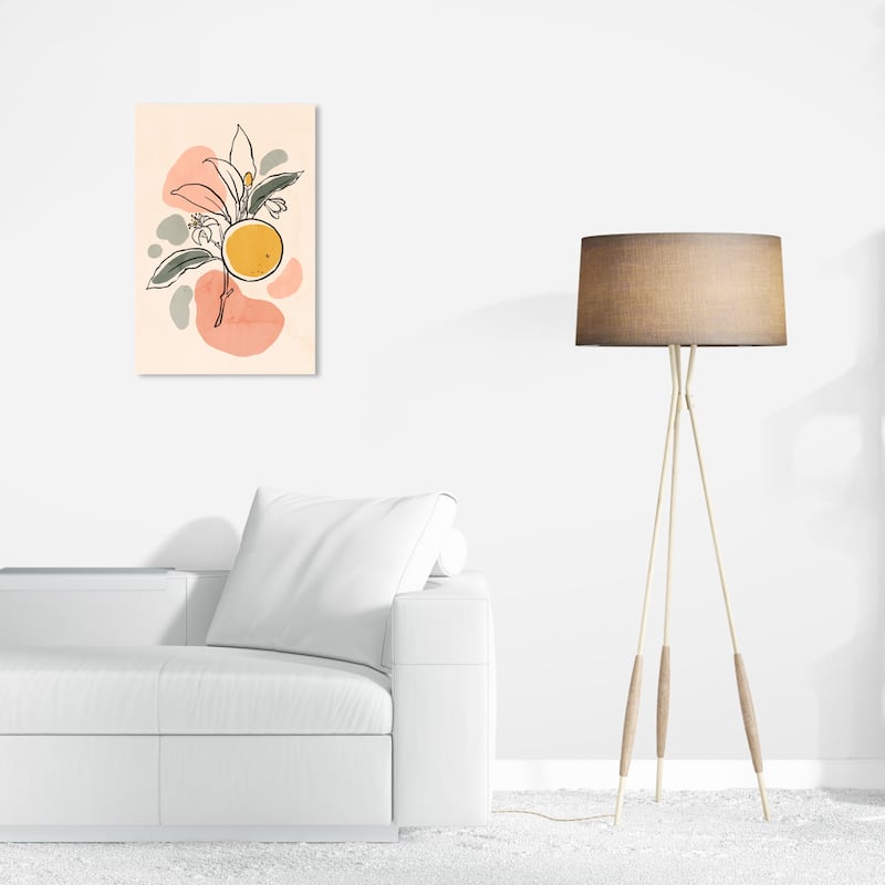 Wynwood Studio Canvas Floral and Botanical Flowers in Bloom II Pink and Light Pink Modern & Contemporary Wall Art Canvas Print - 24 x 16