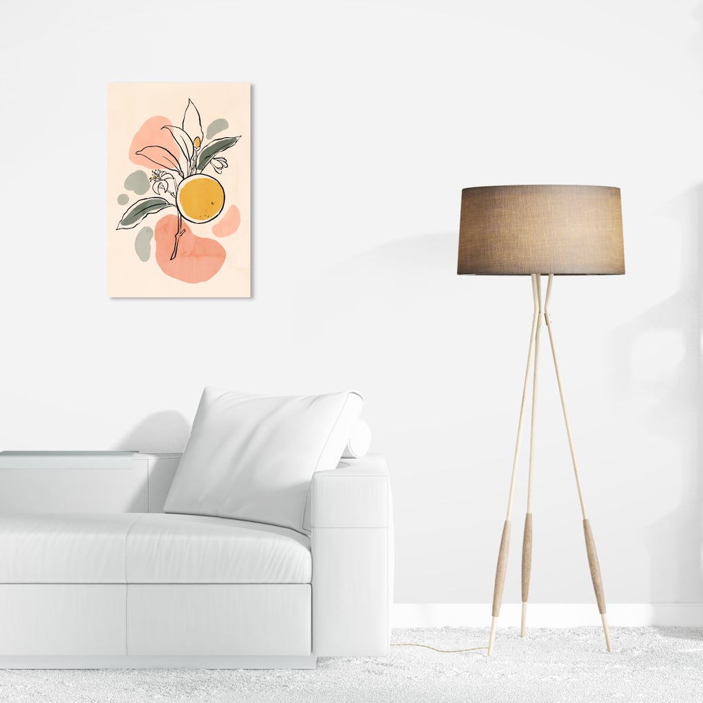 Wynwood Studio Canvas Floral and Botanical Flowers in Bloom II Pink and Light Pink Modern & Contemporary Wall Art Canvas Print