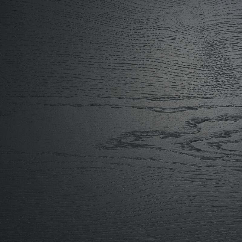 Rowan Black Oak Wood Closed 4 Door Sideboard - 82.0L x 20.0W x 32.0H