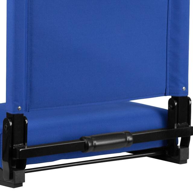 2 Pack 500 lb. Rated Lightweight Stadium Chair-Handle-Padded Seat