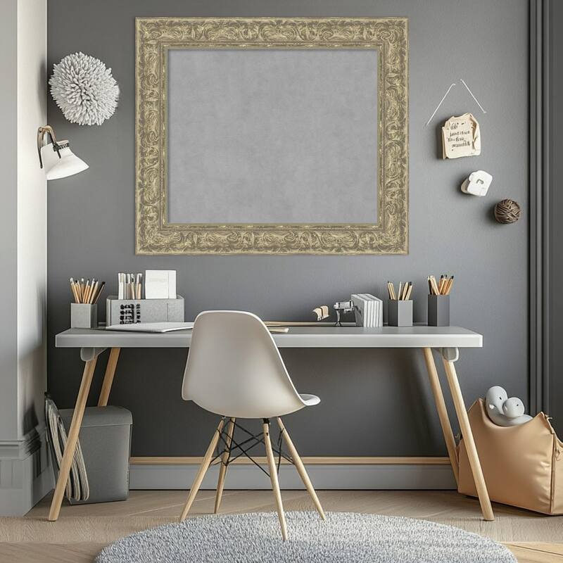 Amanti Art Luxe Antique Silver Framed