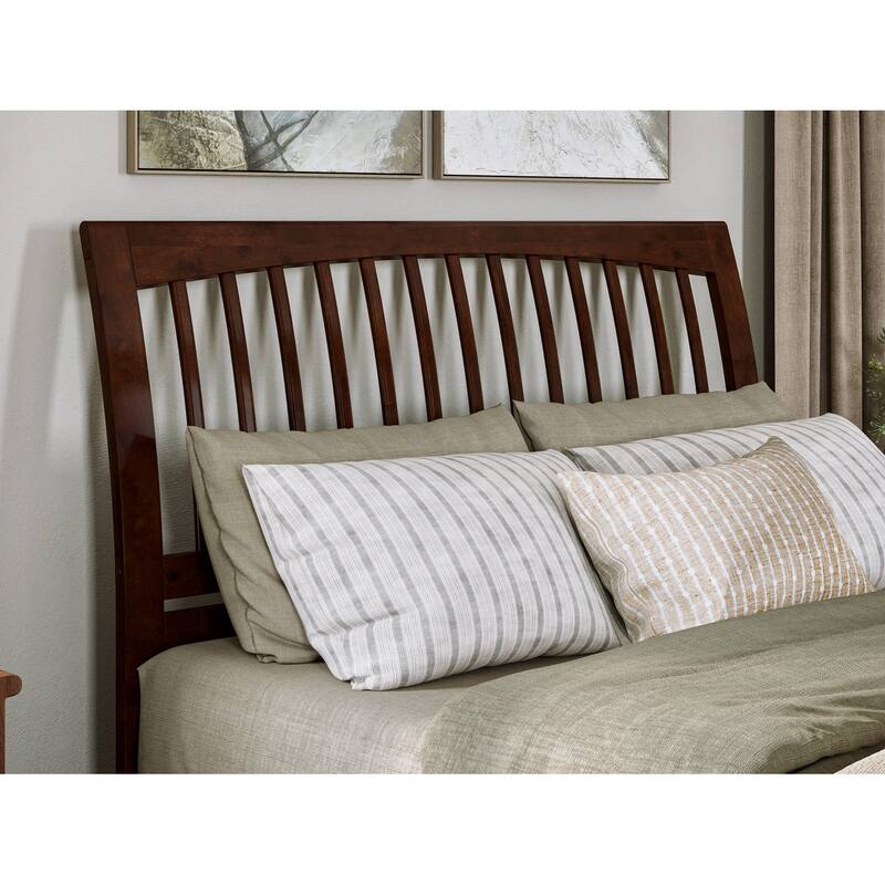 Roslyn Platform Bed with Panel Footboard and Storage Drawers