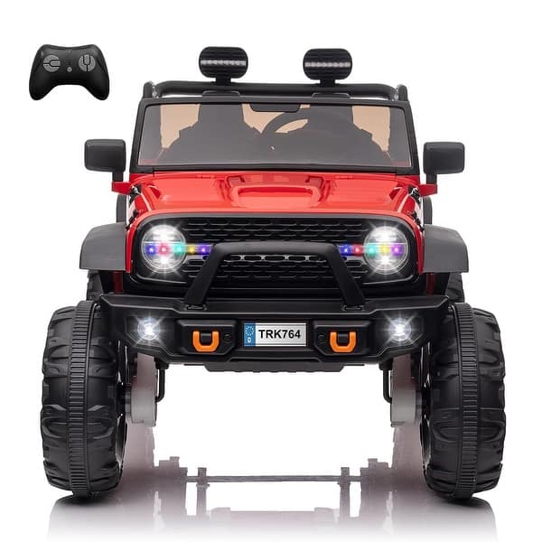 slide 2 of 7, 24V Kids Ride-On Truck with Remote Control