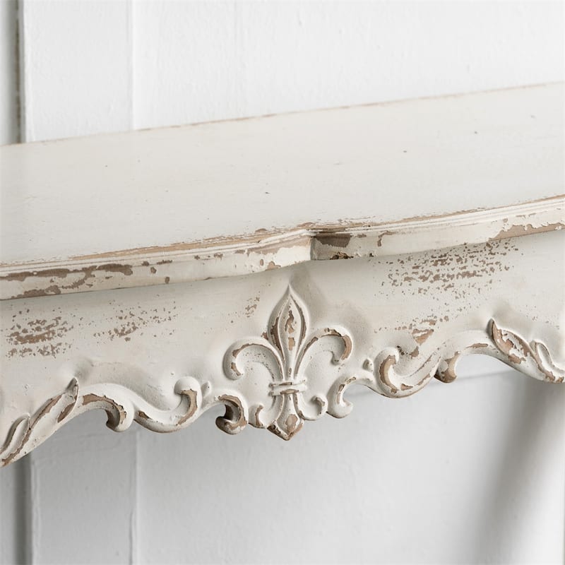 Distressed Wood Console Table with Legs