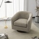 preview thumbnail 128 of 143, Modern 360°Swivel Accent Chairs Barrel Armchairs