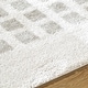 preview thumbnail 25 of 29, Livabliss Fossay Shag Modern & Contemporary Checkered Washable Area Rug