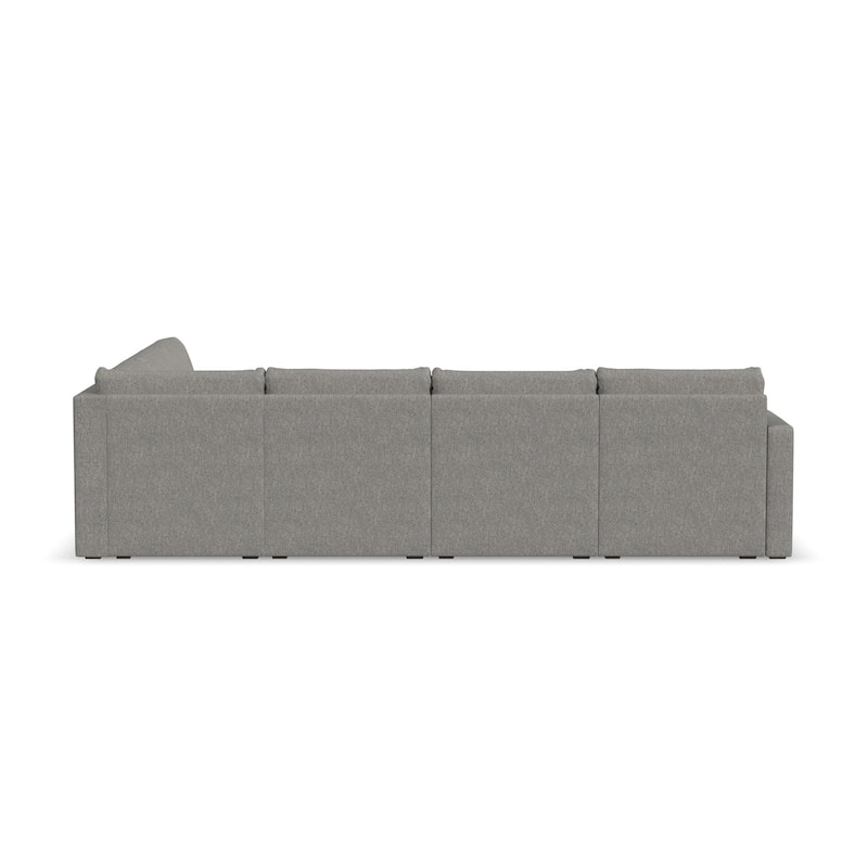 Flex 6-seat Upholstered Modular Sectional by Flexsteel - 134" x 35" x 103"