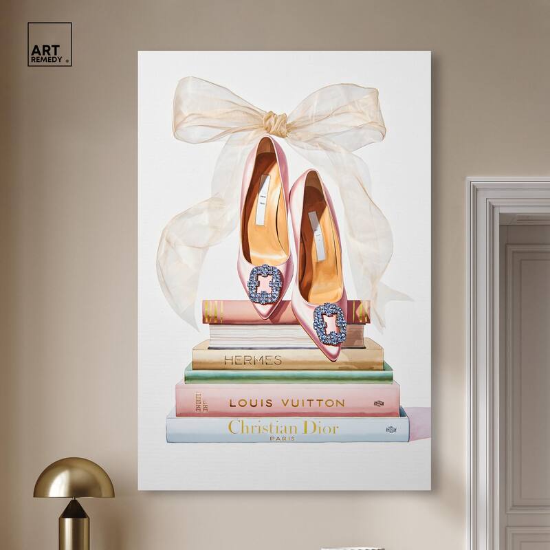 Designer Library Canvas by Art Remedy, Gallery Wrapped