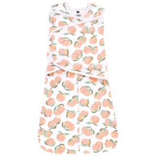 Hudson Baby Infant Girl Convertible Swaddle Sleep Sack, Peach