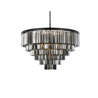 Elegant Lighting 1201D44-SS/RC Sydney 33 Light 44" Wide Crystal