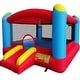 preview thumbnail 6 of 5, Funormous Enormous Giant Bounce House for Kids, Indoor Outdoor Inflatable Huge Bouncy Castle with Double Basketball Hoops