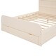 preview thumbnail 10 of 19, Full Size Wooden Storage Platform Bedframe with Headboard & Drawers