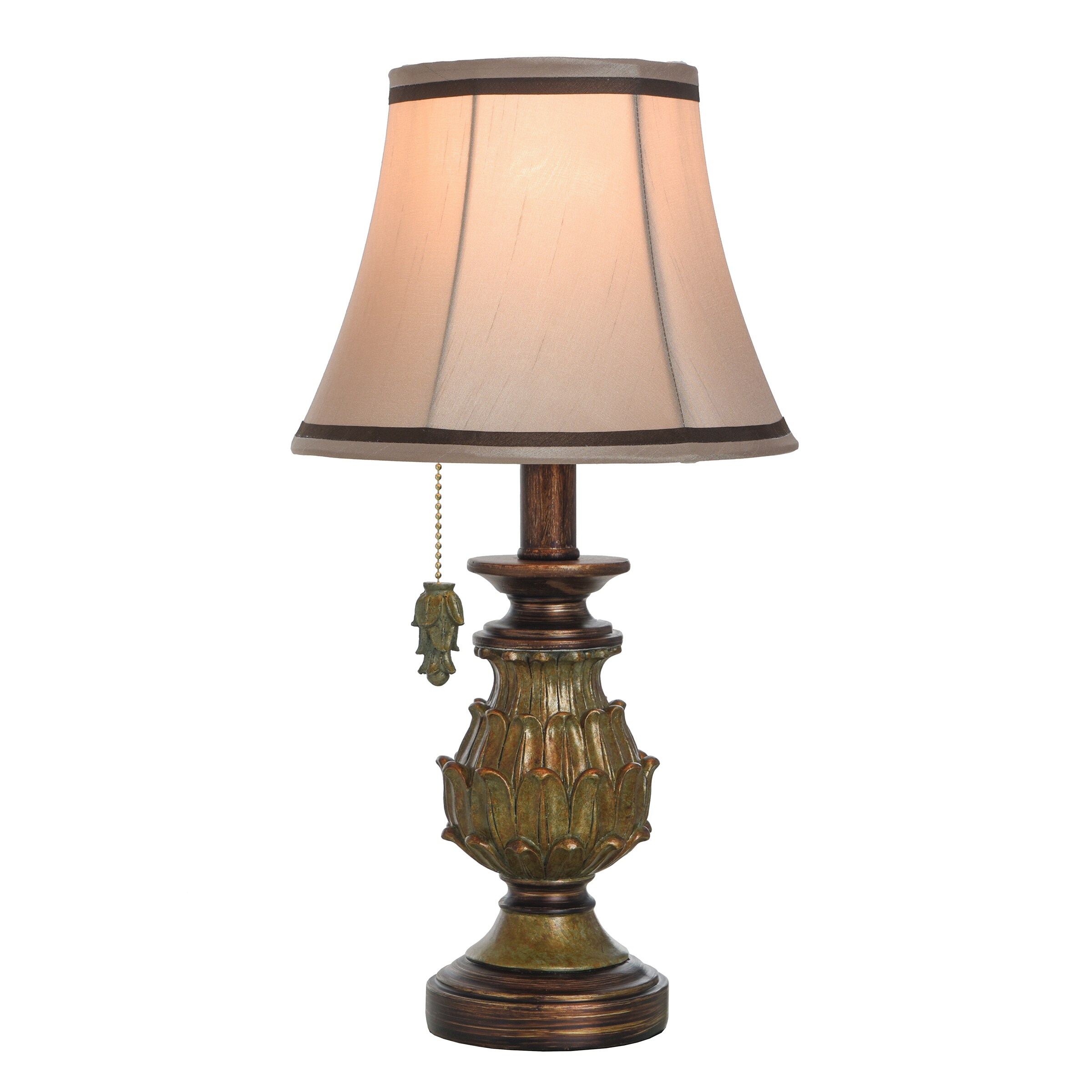 Cream gold lamp on sale