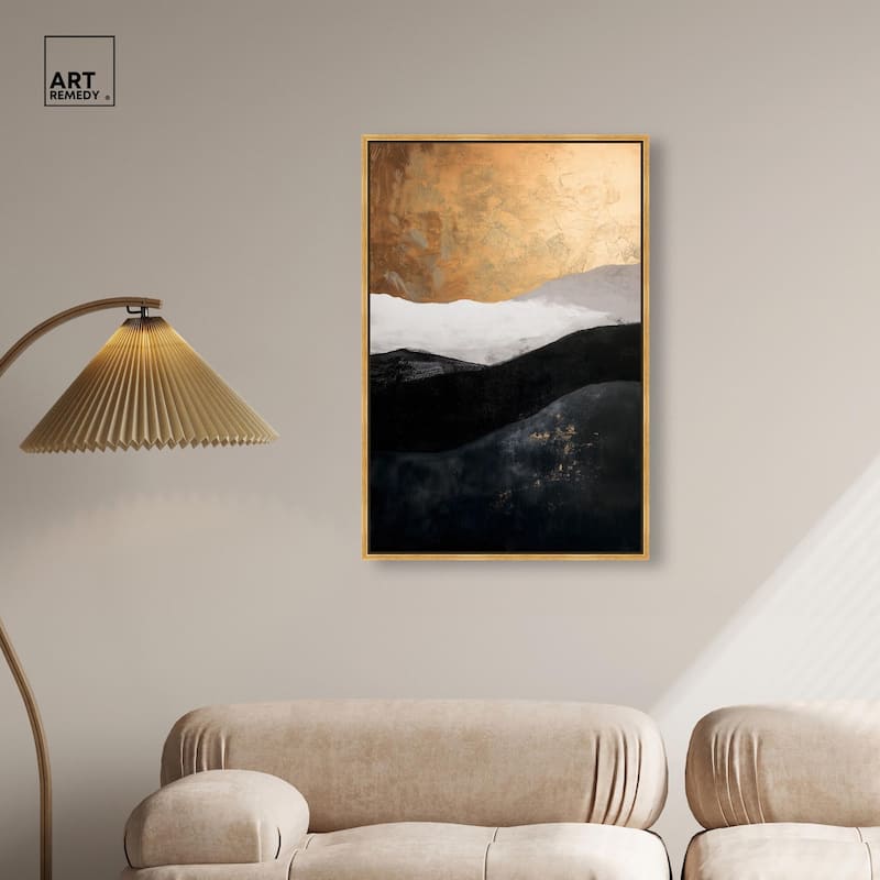 Golden Vista I Canvas by Art Remedy