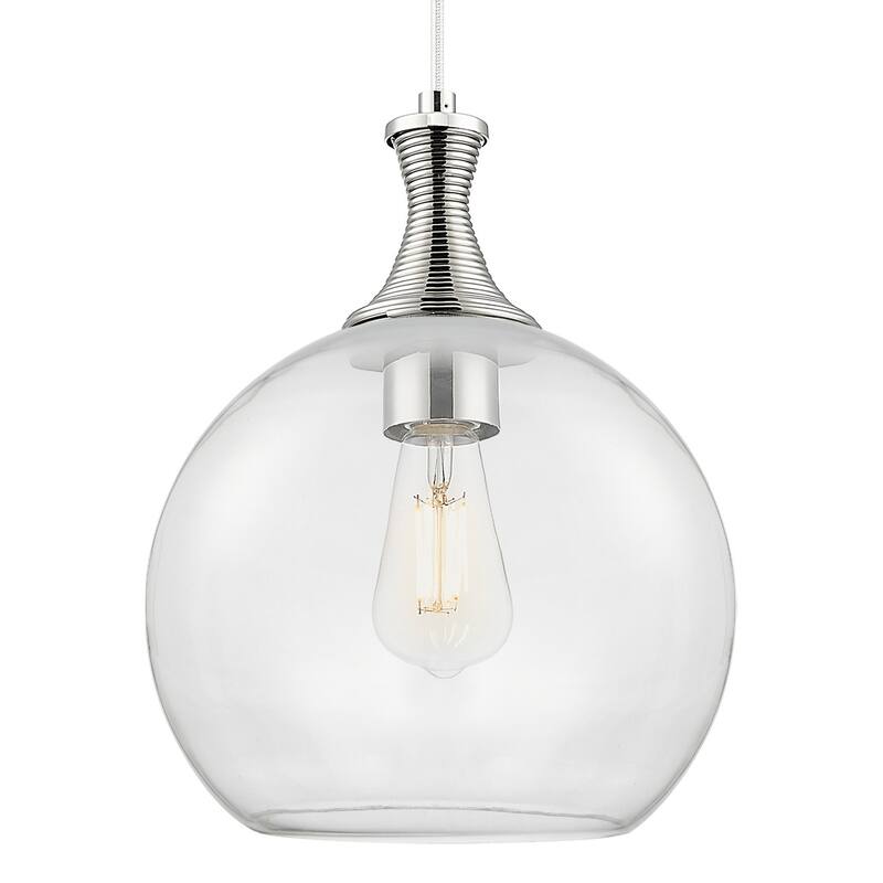 Innovations Lighting 415-1P-G122-8 Astor 8" Wide Cord Hung Mini - Polished Nickel