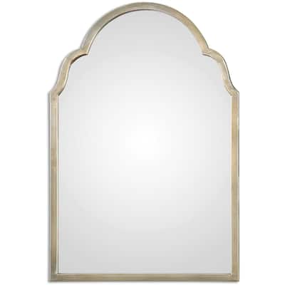 Uttermost Brayden 30" x 20" Petite Arched Cathedral Wall Mirror