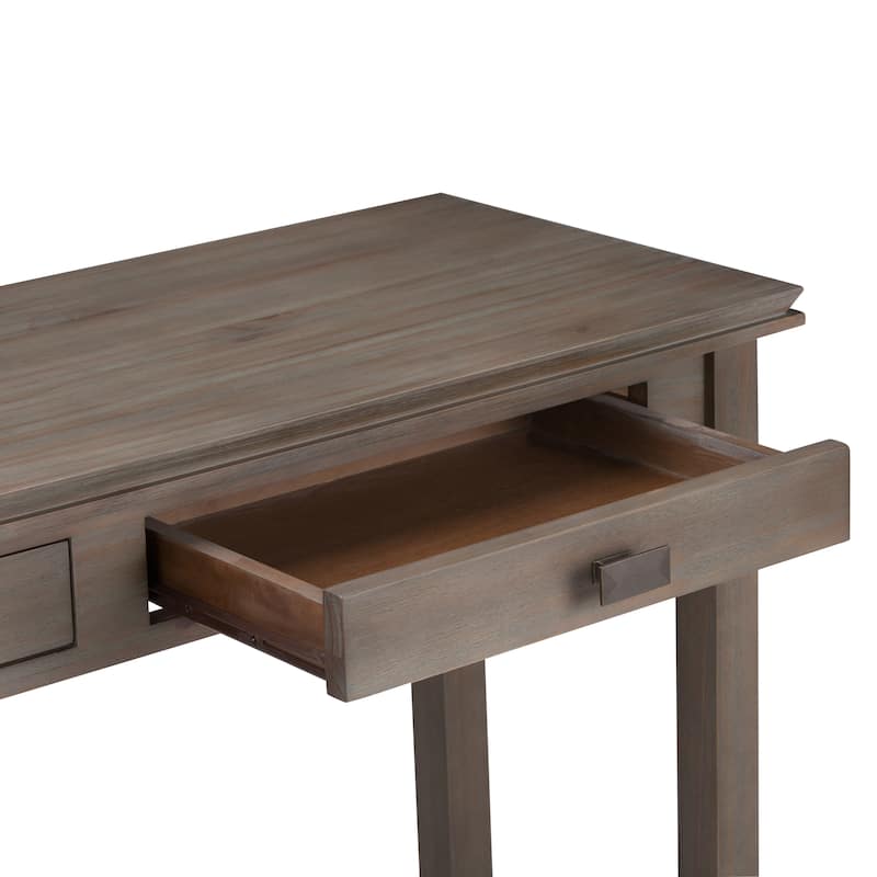 WYNDENHALL Stratford SOLID WOOD 46 inch Wide Transitional Console Sofa Table - 45.9 Inches wide