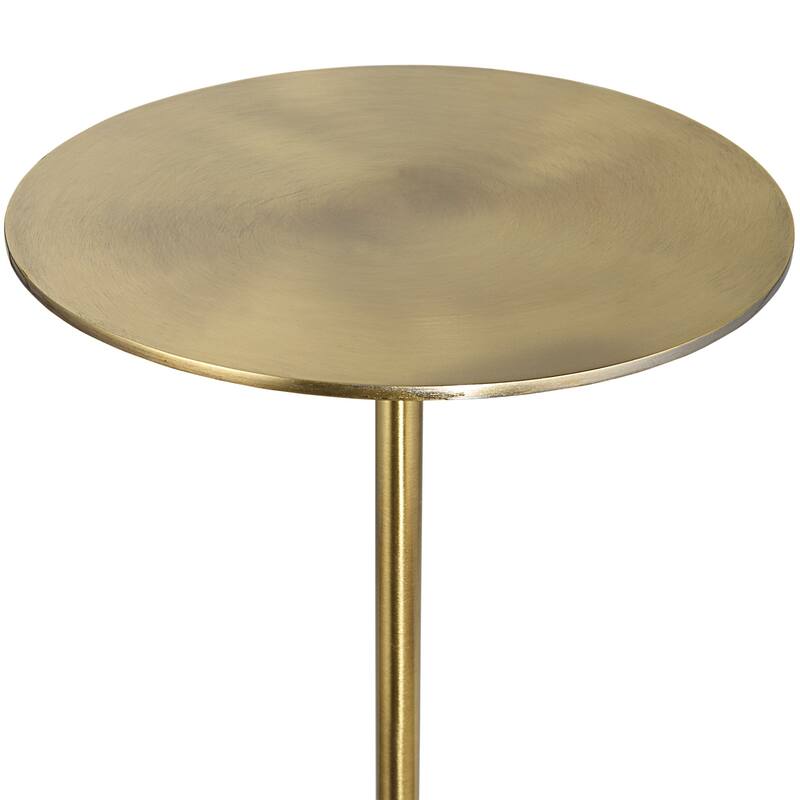 Honed Marble Footed End Table - 22"