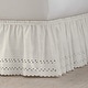 preview thumbnail 8 of 34, Copper Grove Falcata Wrap-Around Eyelet Ruffled Bed Skirt