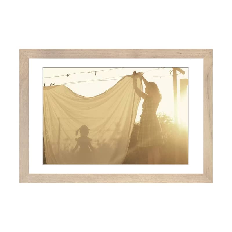 iCanvas "Autumn Shadow Clothesline" by Mandy Lynne PFA - Natural - 16x24x1