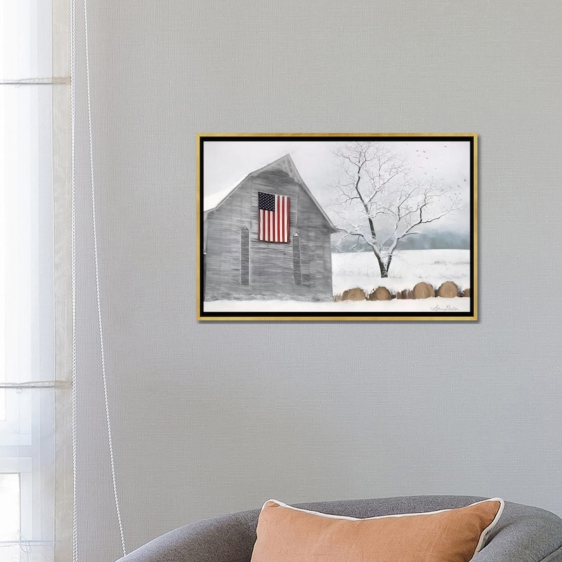 iCanvas "Old Glory" by Lori Deiter Framed Canvas Print