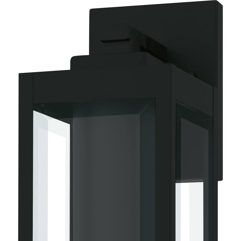 Earth Black LED Outdoor Wall Lantern from the Westover Collection
