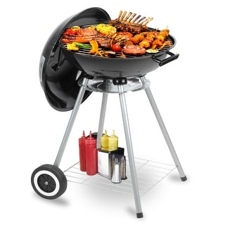 Ainfox Charcoal Grills 18.5undefined Portable BBQ Kettle