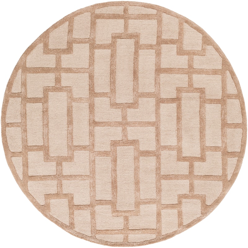 Hand-Tufted Thaxted Wool Area Rug - 6' Round