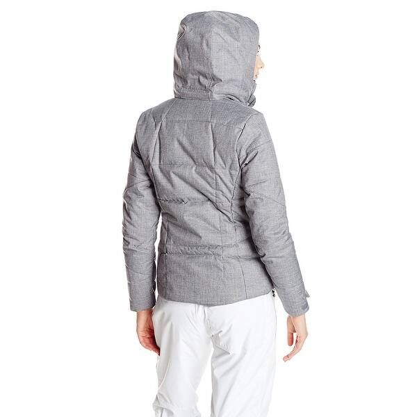Shop Spyder Gray Womens Size 10 Hooded Alia Damen Insulated Jacket