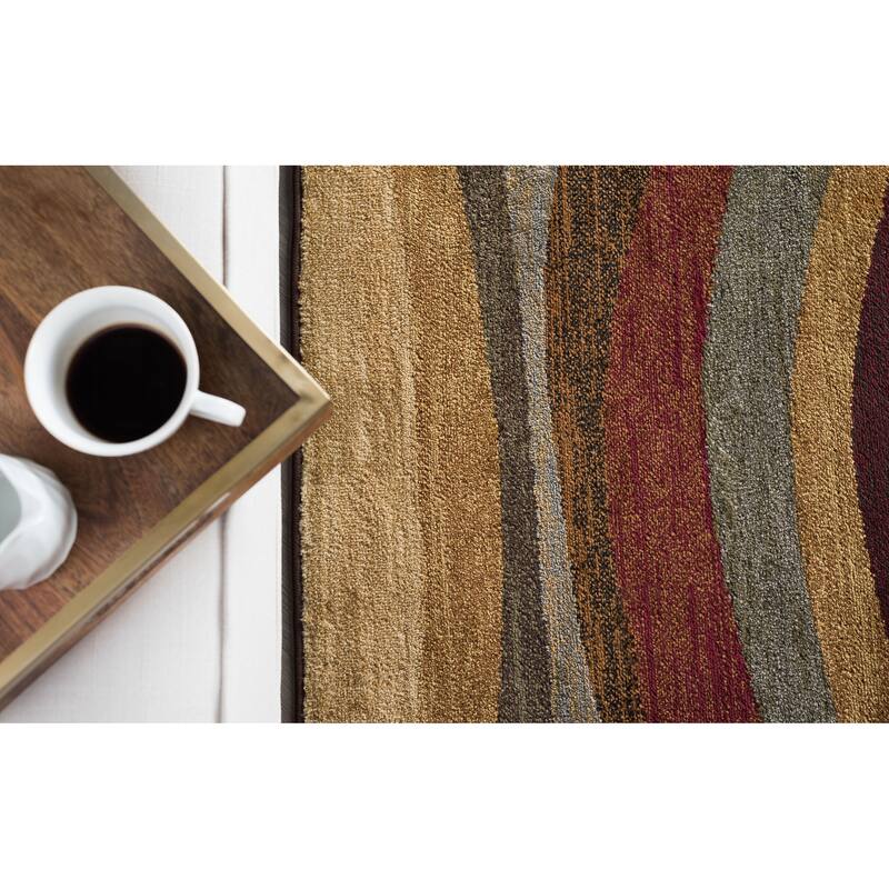 Rhythm Modern & Contemporary Abstract Indoor Area Rug