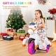 preview thumbnail 32 of 38, Costway 12V Kids Ride on Unicorn Toy with Training Wheels Music - See Details