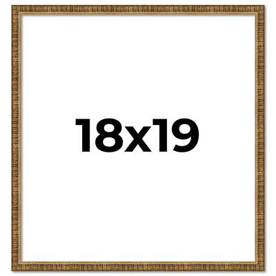18x19 Frame Gold Solid Wood Picture Frame - Complete Modern Photo