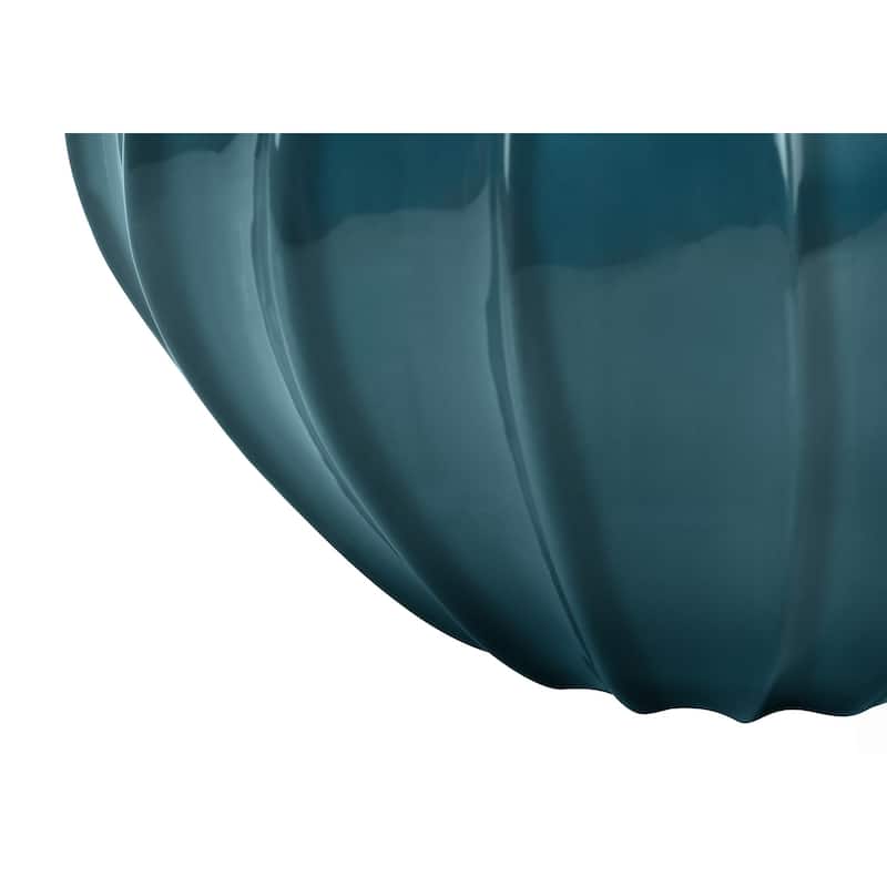 Lighting, 24"h, Table Lamp, Blue Ceramic, Ivory / Cream Shade, Transitional