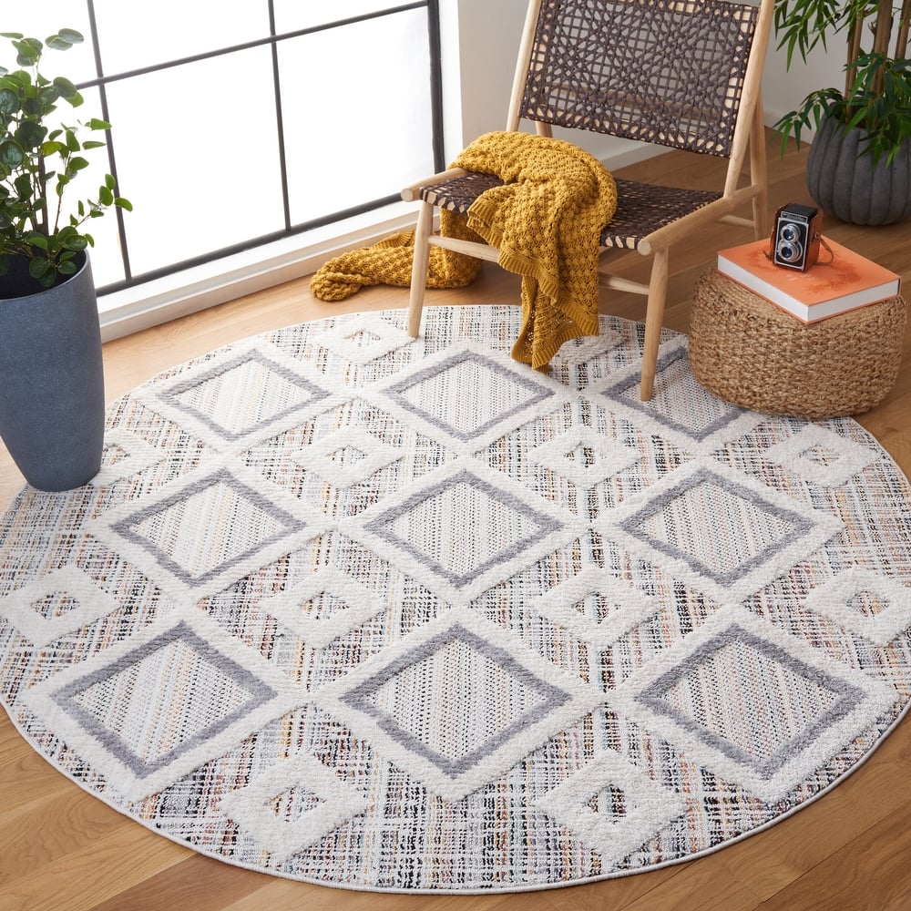 SAFAVIEH Marrakech Moroccan Elenore Boho Braided Tassel Area Rug
