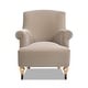 preview thumbnail 19 of 30, Eloise 30" Transitional Velvet Pleated Sock Arm Accent Chair