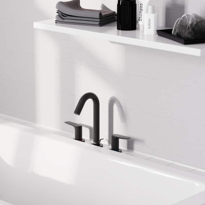 Hansgrohe Logis Widespread Bathroom Faucet with EcoRight and