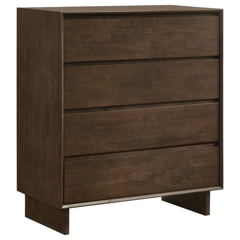 Hemlock Warm Brown 4-drawer Chest of Drawers