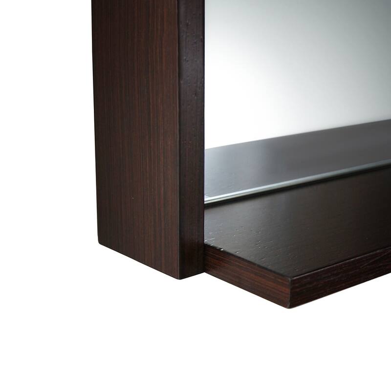 Fresca Allier 25-1/2" x 29-1/2" Plywood Framed Mirror with Shelf