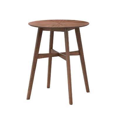 31.5 Inch Wooden High Top Dining Table,Round Bar Table