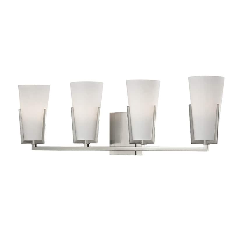 Hudson Valley Lighting Upton 4 Light 27" Wide Bathroom Vanity Light - Satin Nickel