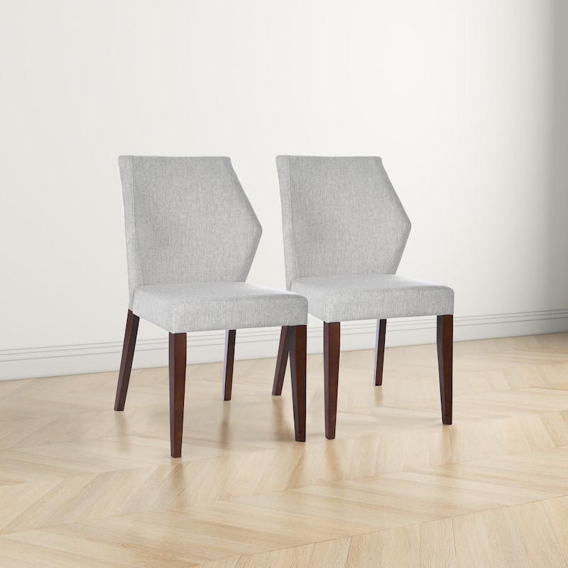 Nexus Solid Wood Modern Comfy Dining Chair (Set of 2)